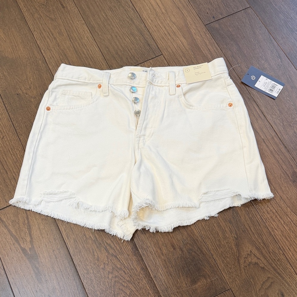 Universal Thread 90s Baggy Shorts in White NWT 2